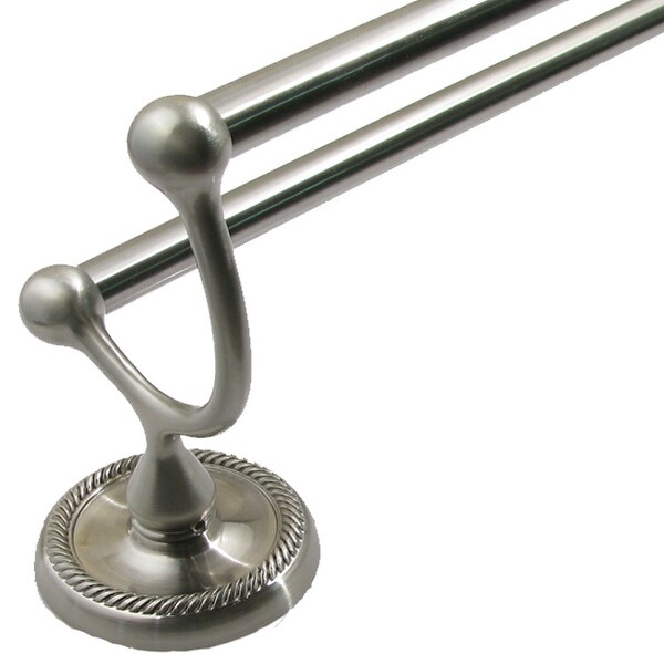 Rusticware 8122 24" Double Towel Bar with Backplate from the Riverside